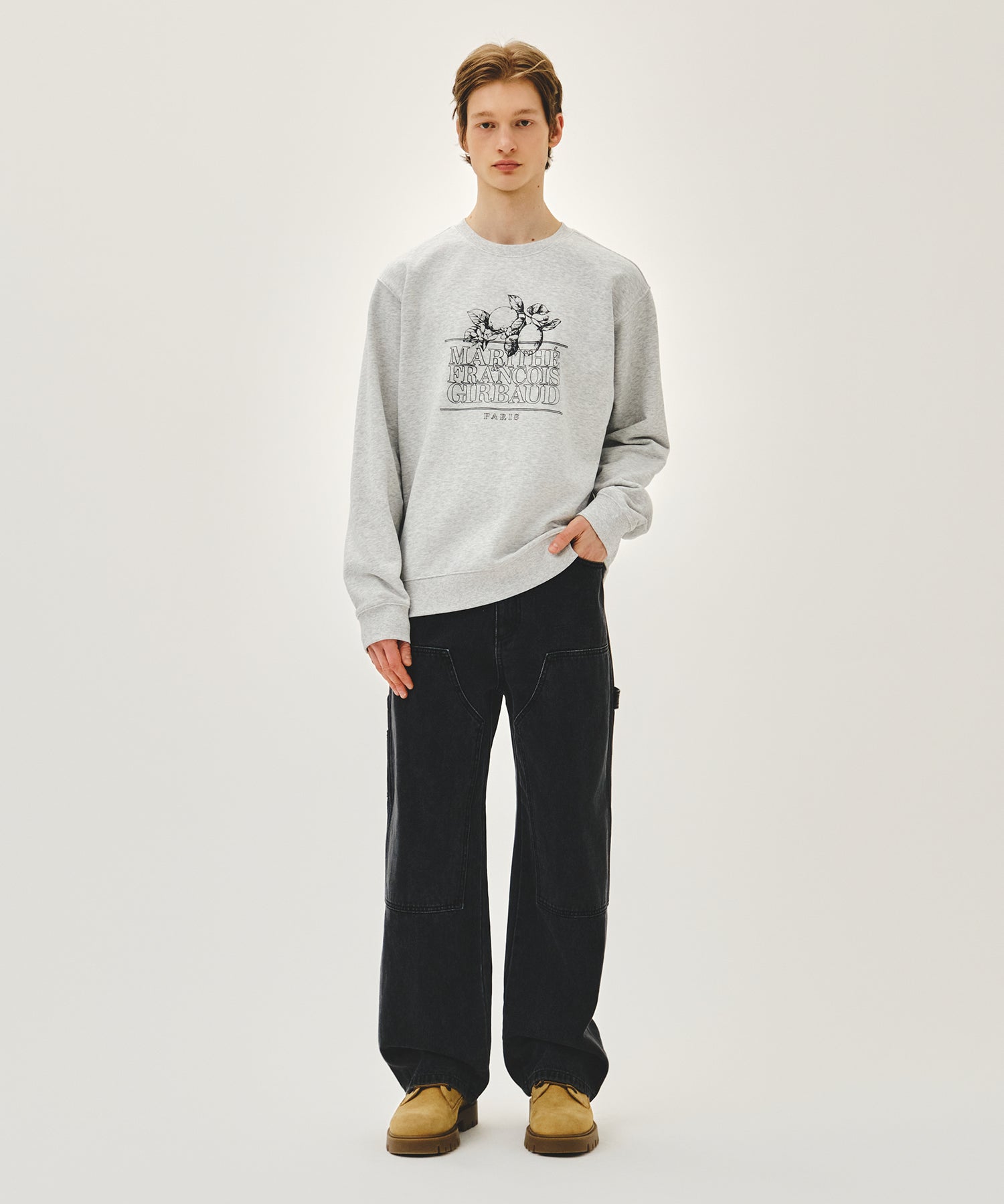 Marithe & Francois Girbaud - Double Knee Denim Pants (Black) product image 3 | TRAB K-Fashion Australia