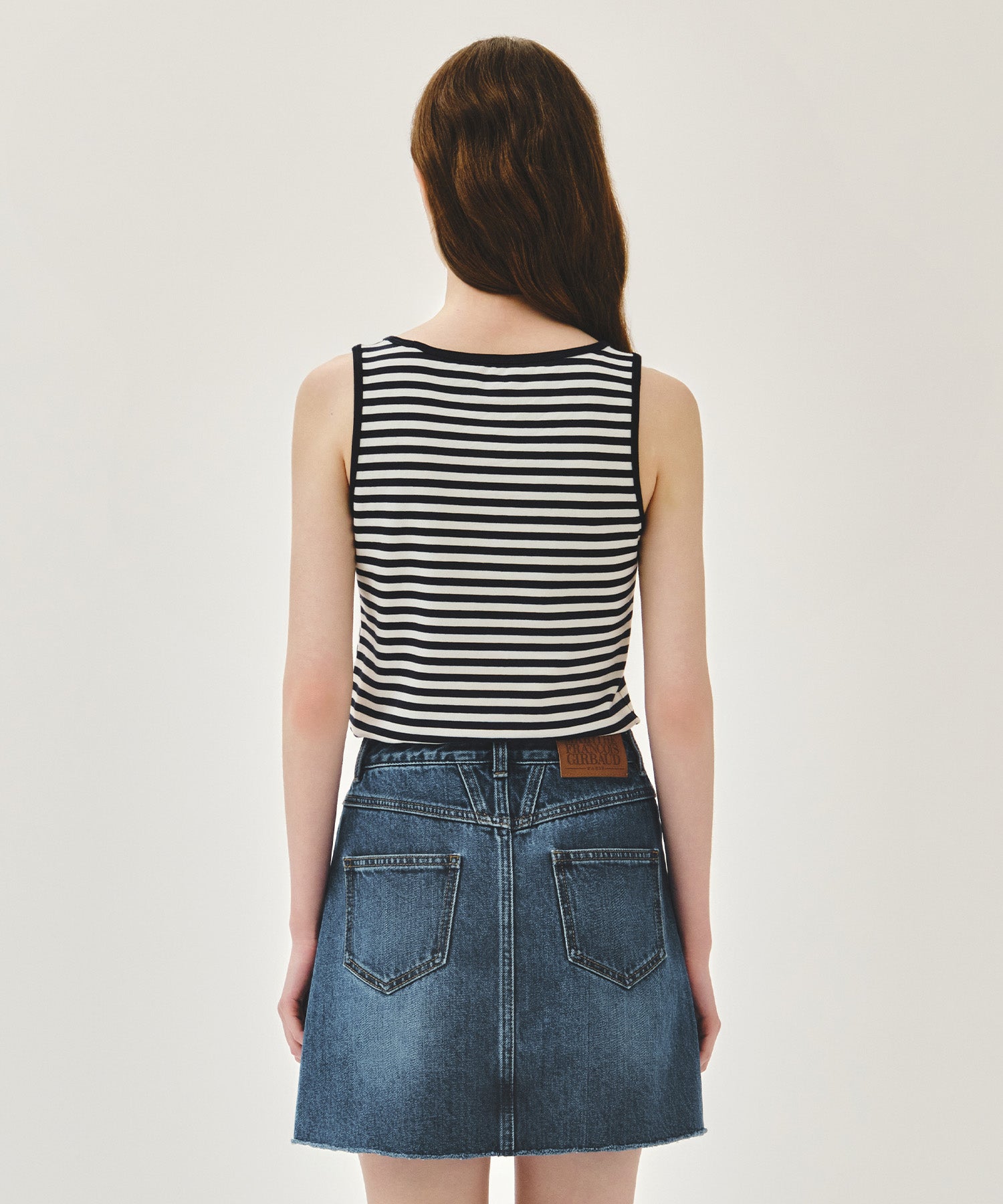 Marithe & Francois Girbaud - Small Classic Logo Sleeveless (Dark Navy) product image 3 | TRAB K-Fashion Australia