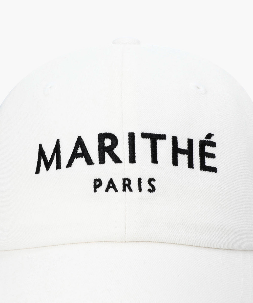 Marithe & Francois Girbaud - Regular Logo Covered Cap (Ivory) product image 3 | TRAB K-Fashion Australia