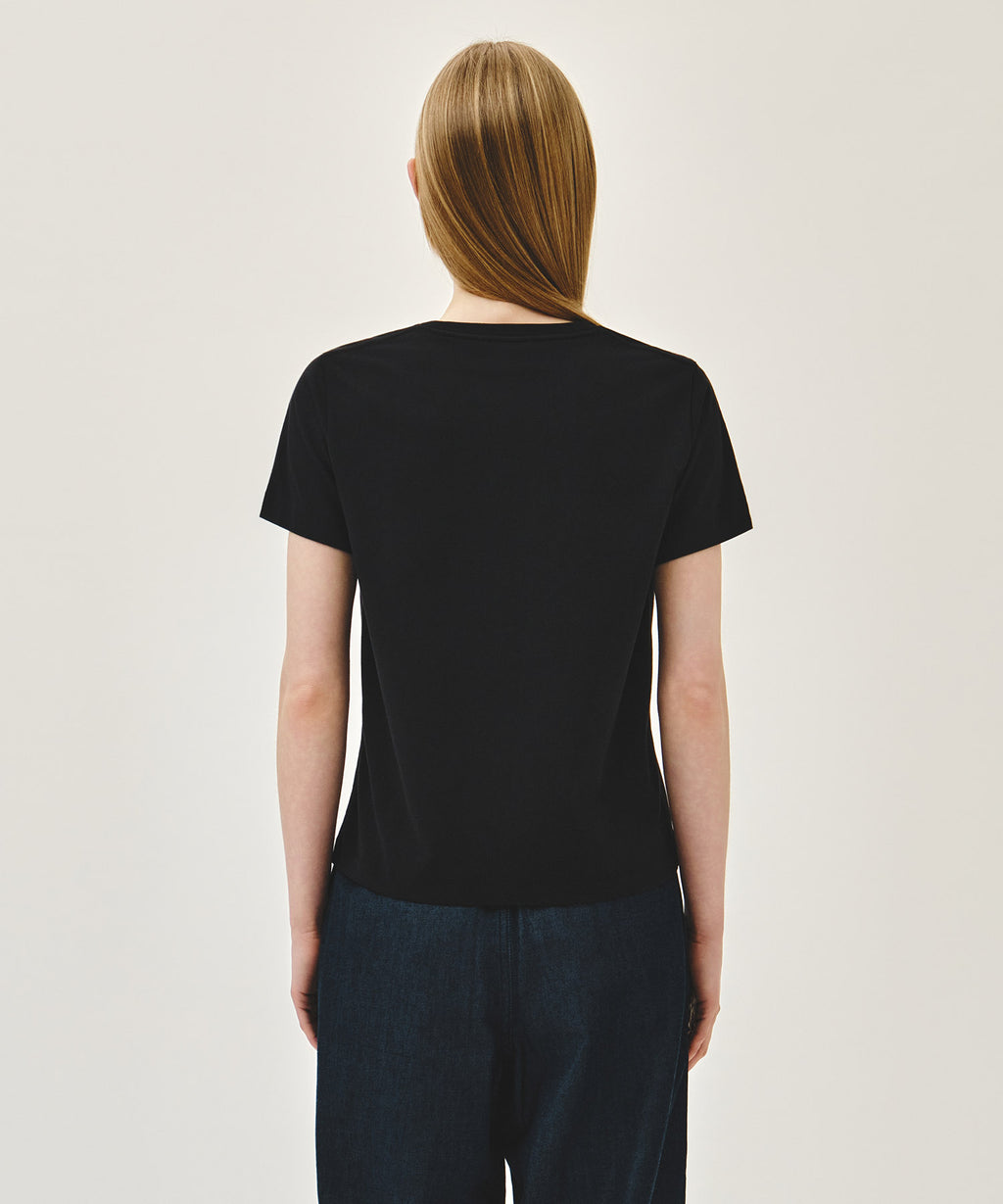 Marithe & Francois Girbaud - Small Classic Logo Tee (Black) product image 3 | TRAB K-Fashion Australia