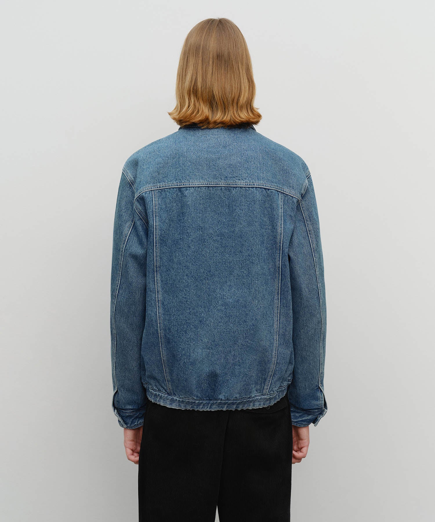 Marithe & Francois Girbaud - Denim Blouson Jacket (Blue) product image 7 | TRAB K-Fashion Australia