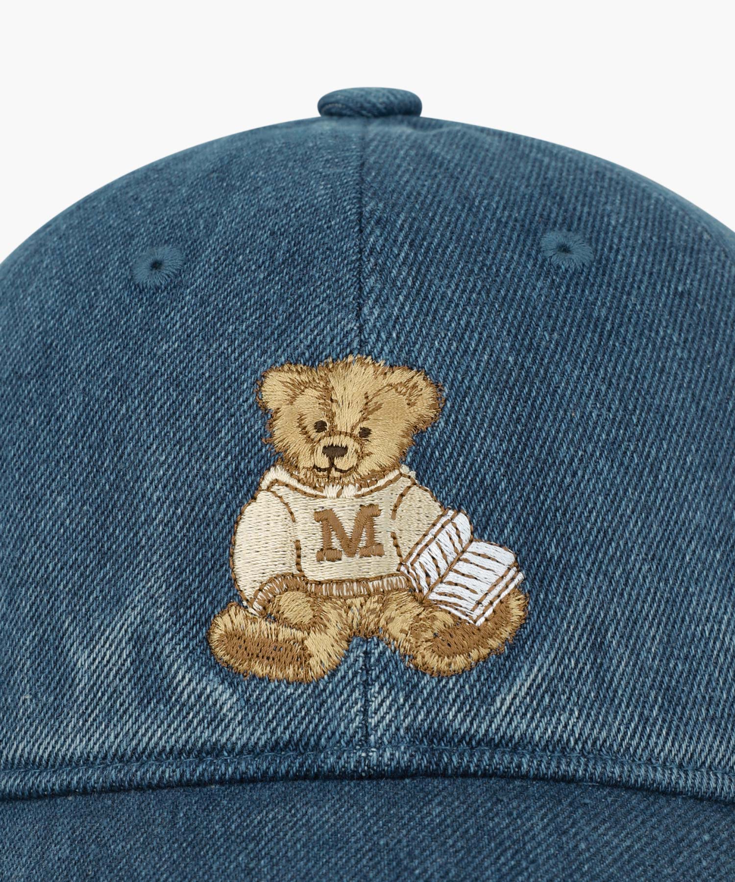 Marithe & Francois Girbaud - Reading Club Doodle Bear Cap (Blue) product image 3 | TRAB K-Fashion Australia