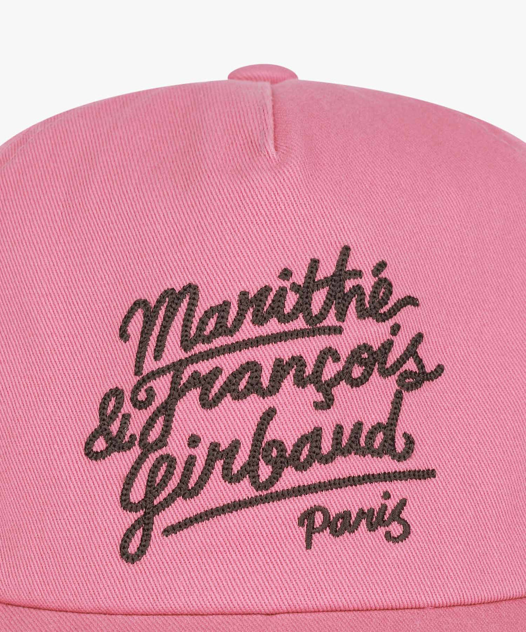 Marithe & Francois Girbaud - Drawing Logo 5panel Cap (Pink) product image 3 | TRAB K-Fashion Australia
