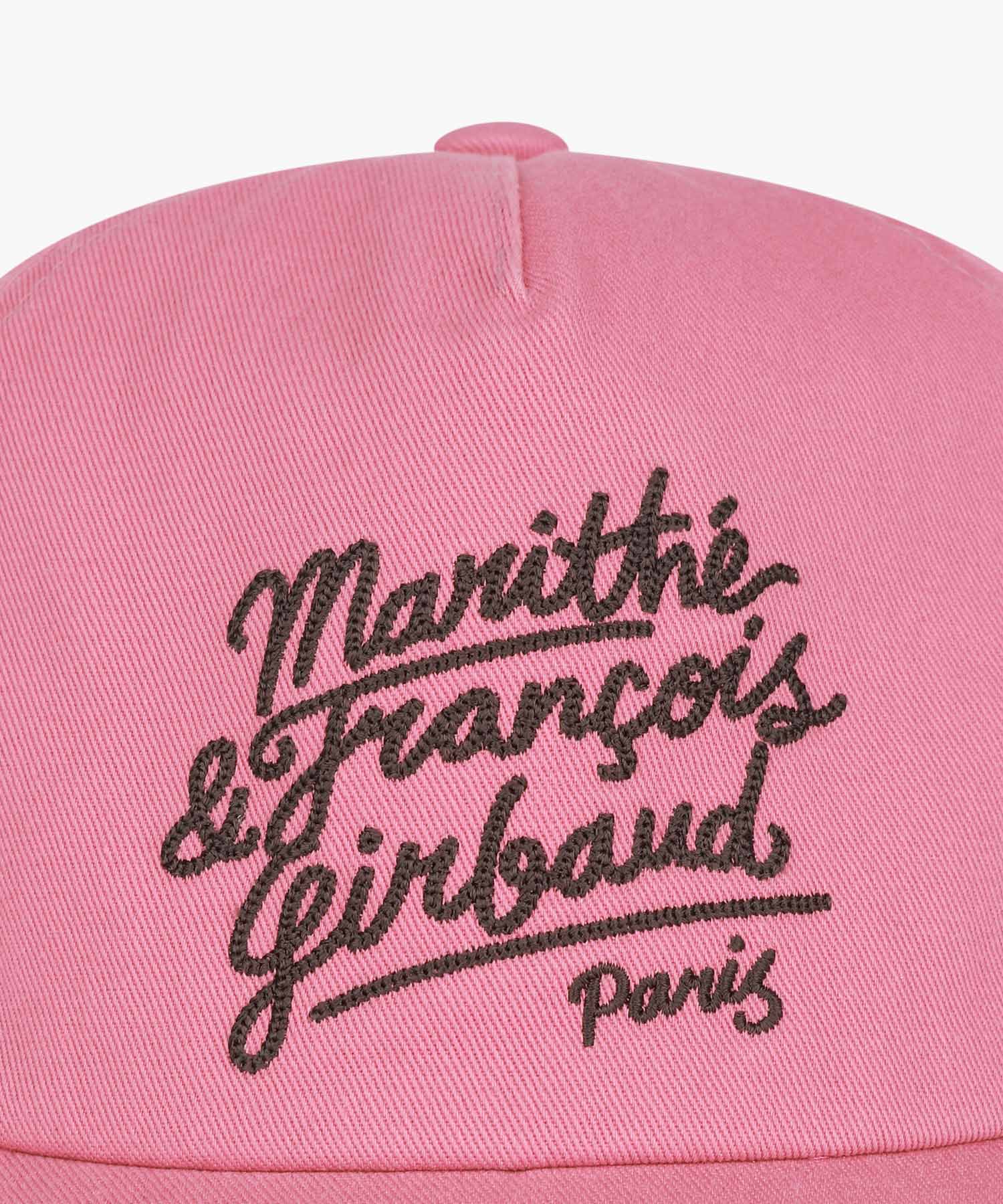 Marithe & Francois Girbaud - Drawing Logo 5panel Cap (Pink) product image 3 | TRAB K-Fashion Australia