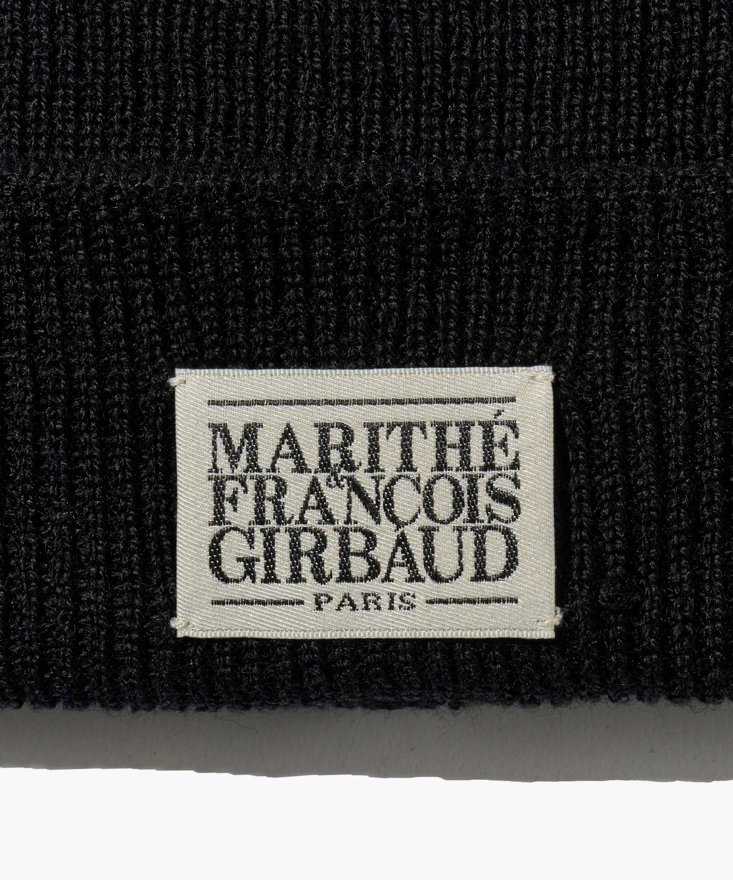 Marithe & Francois Girbaud - Classic Logo Beanie (Black) product image 3 | TRAB K-Fashion Australia