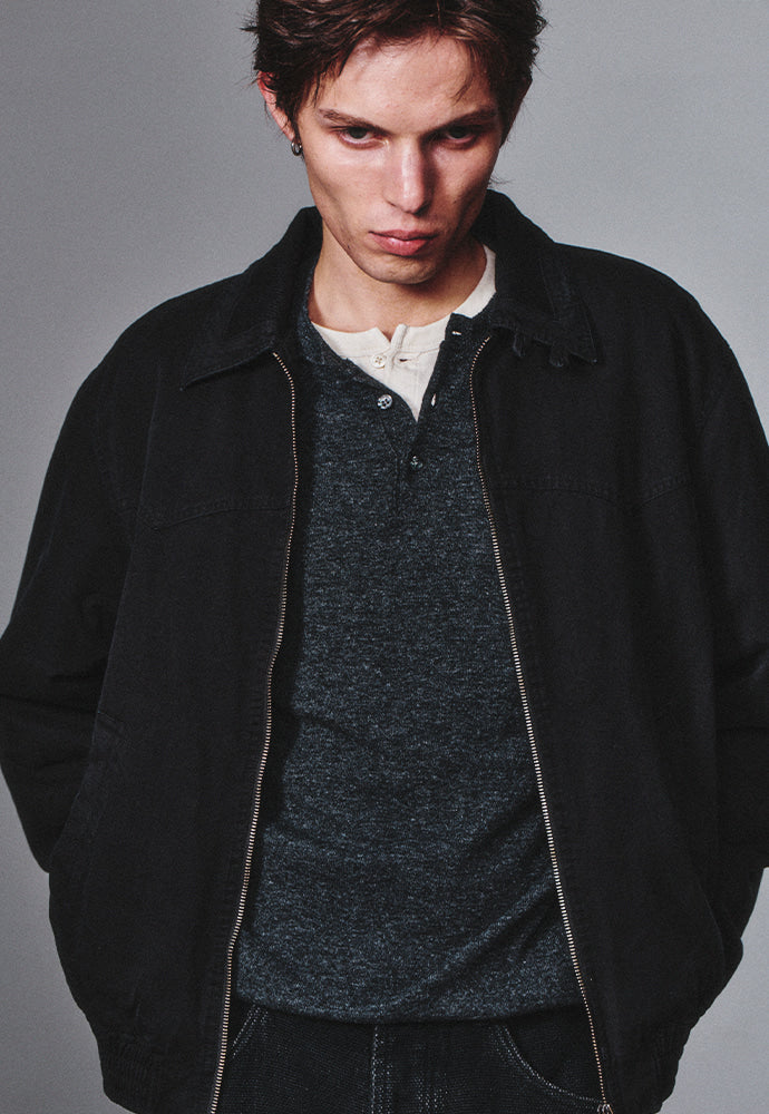 Art if acts - Sherpa Western Bomber Jacket (Black) product image 5 | TRAB K-Fashion Australia