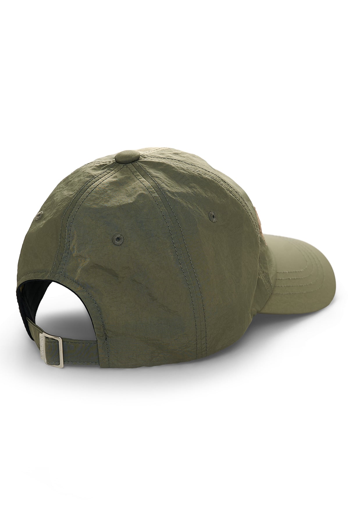Matin Kim - Overlay Logo Ball Cap (Khaki) product image 3 | TRAB K-Fashion Australia