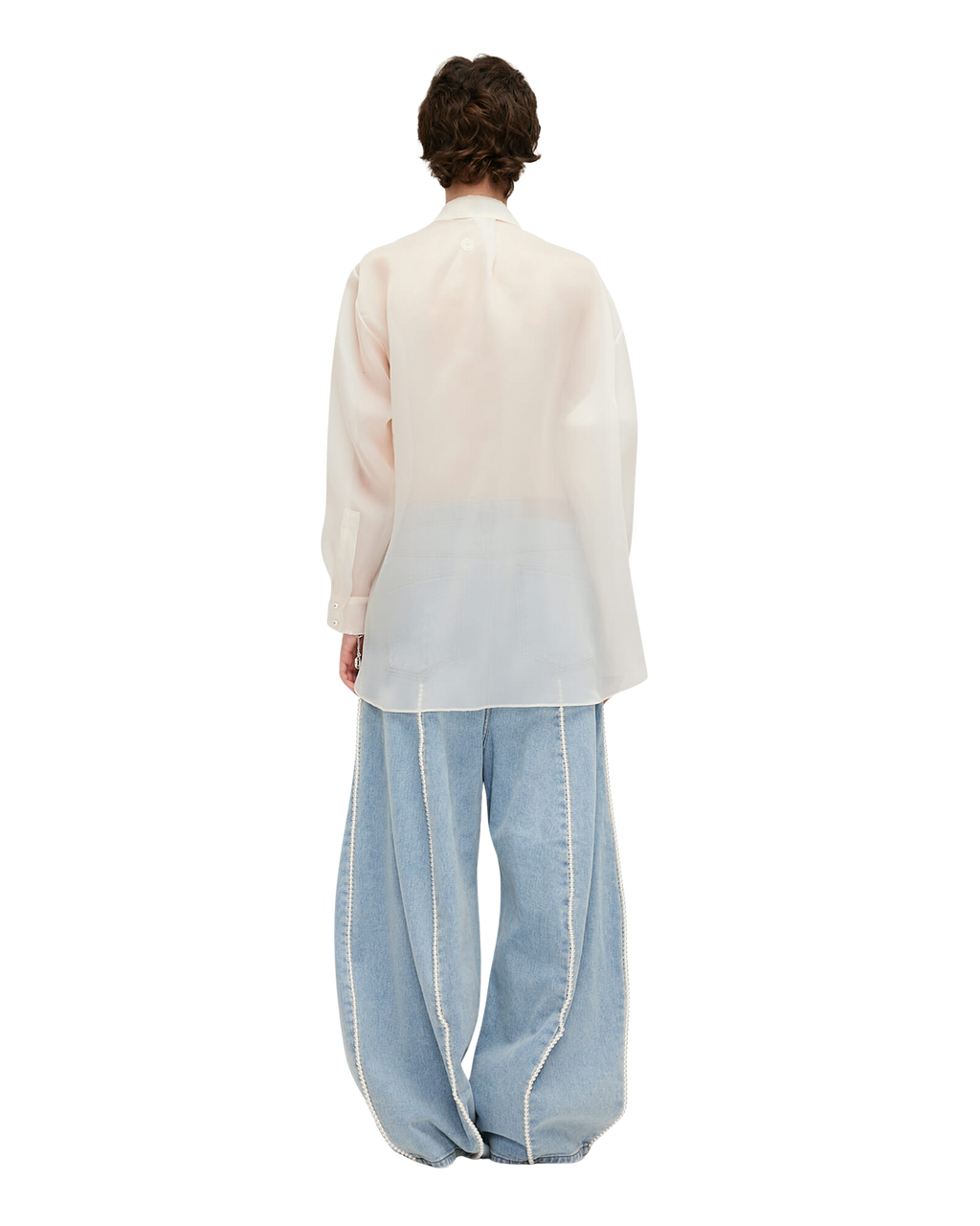 Kimhe Kim - Pearl Embellished Jeans (Sky Blue) product image 4 | TRAB K-Fashion Australia
