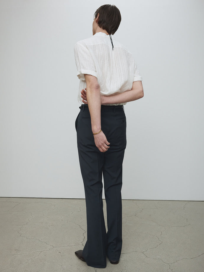 Tonywack - Light Wool Flared Trousers (Sea Serpent) product image 6 | TRAB K-Fashion Australia