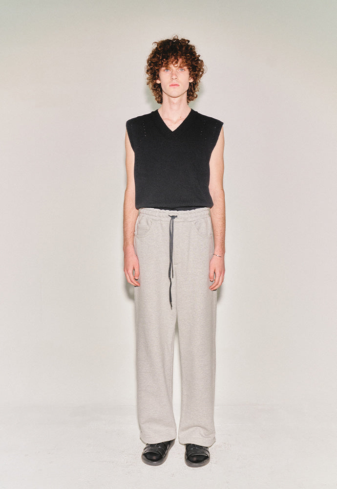 Tonywack - Smooth Brushed-Jersey 4-Pocket Lounge Pants (Melange Grey) product image 1 | TRAB K-Fashion Australia