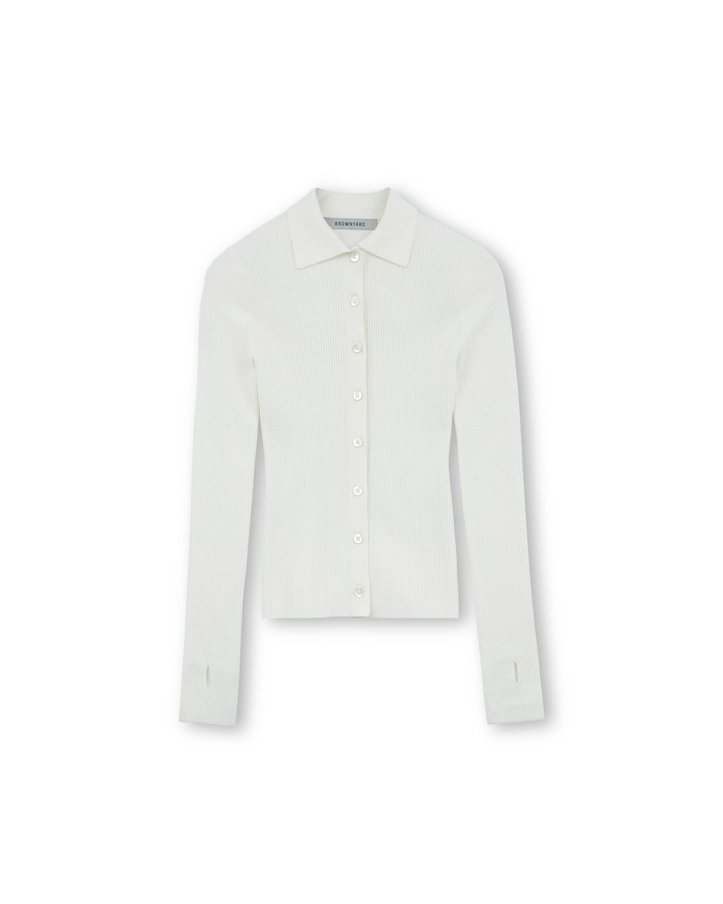 Brownyard - Collar Cardigan (Ivory) product image 3 | TRAB K-Fashion Australia