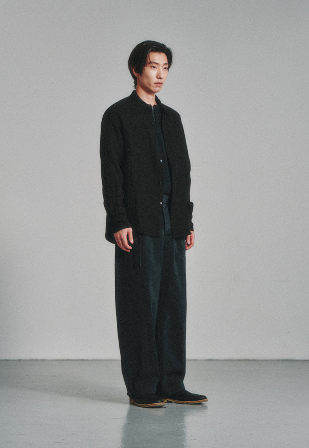 Art if acts - Washed Gauze Shirt (Black) product image 3 | TRAB K-Fashion Australia