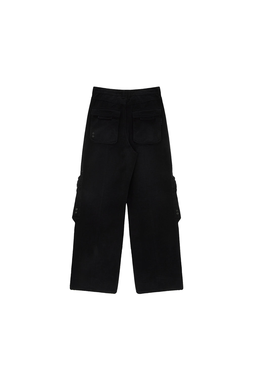 Matin Kim - Dirty Washed Heavy Cargo Pants (Black) product image 2 | TRAB K-Fashion Australia