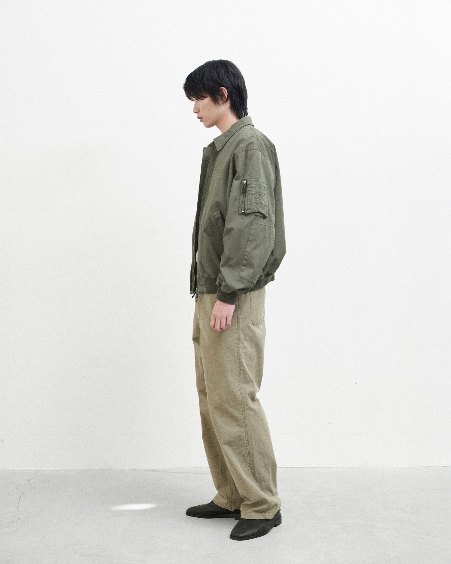 Brownyard - Washed Tanker Jacket (Olive) product image 2 | TRAB K-Fashion Australia