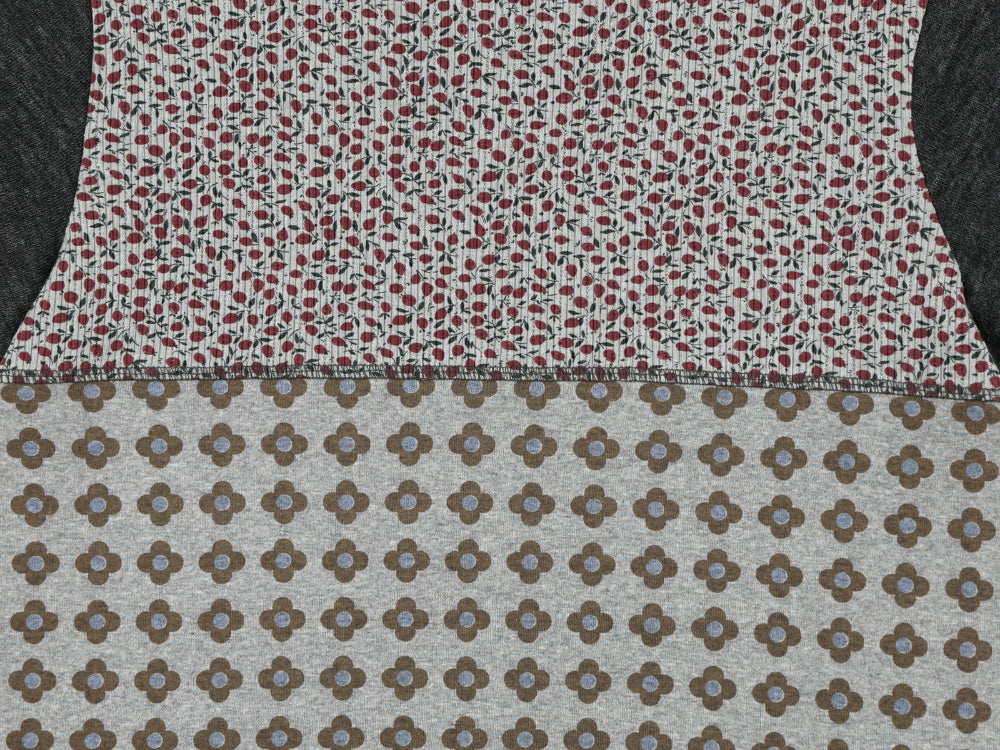 Coyseio - Flower Patchwork T-Shirt (Grey) product image 14 | TRAB K-Fashion Australia