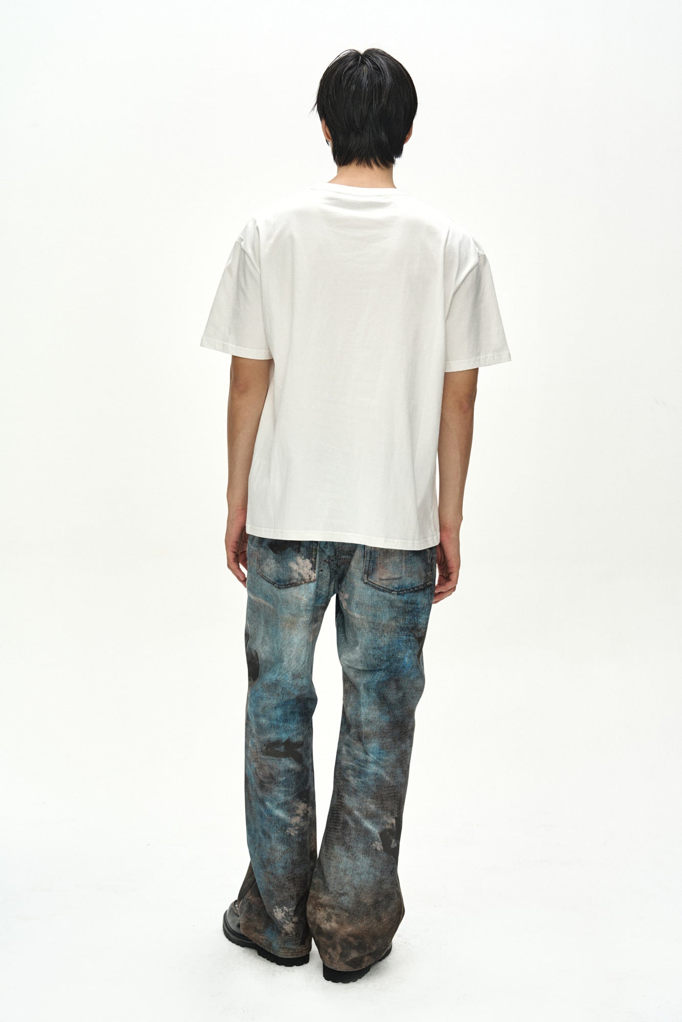 Andersson Bell - Unisex Heart Kelly Logo T-Shirts (White) product image 2 | TRAB K-Fashion Australia