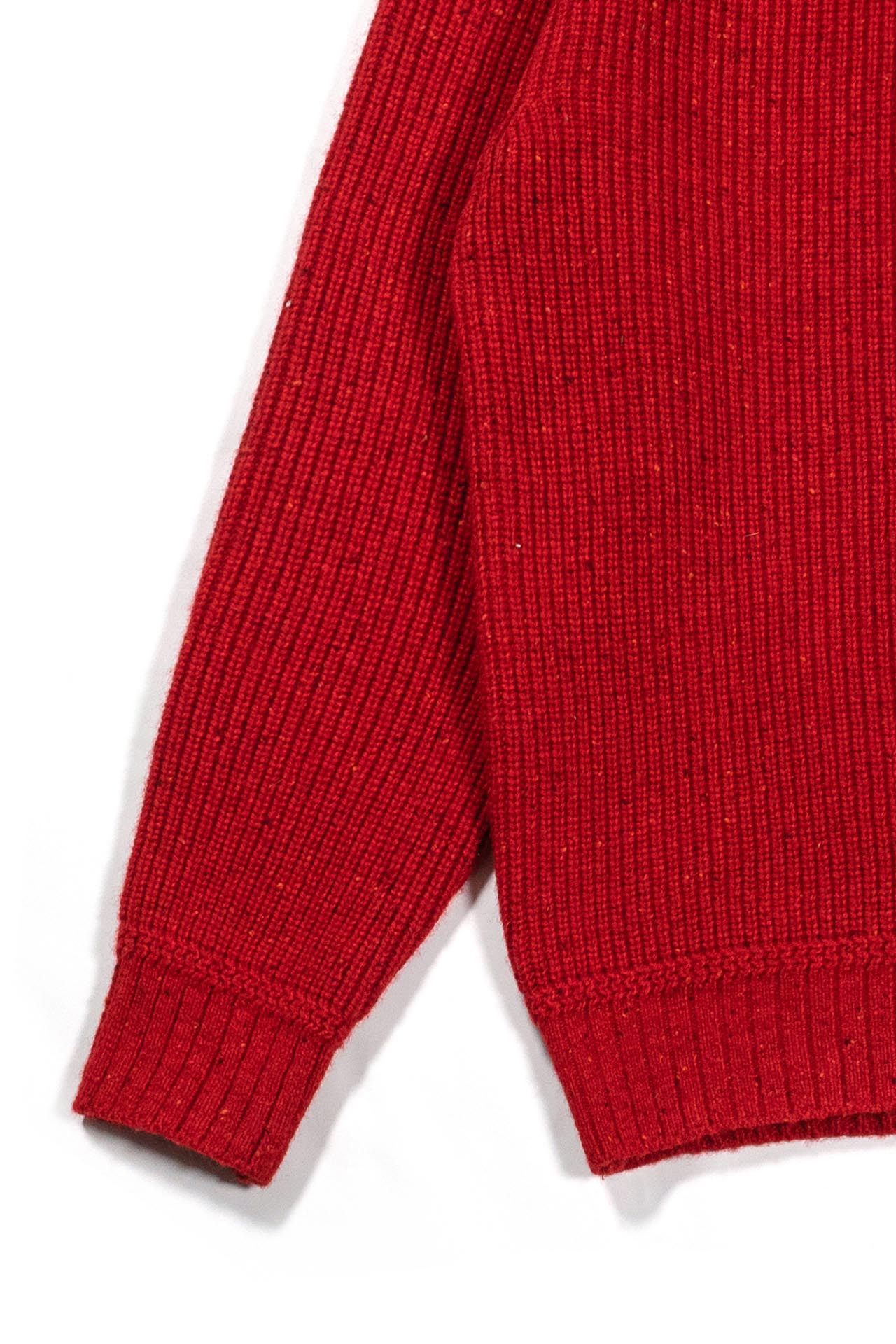 Ioedle - Building Forest Wool Blend Half Zip-Up Knit Pullover (Red) product image 7 | TRAB K-Fashion Australia