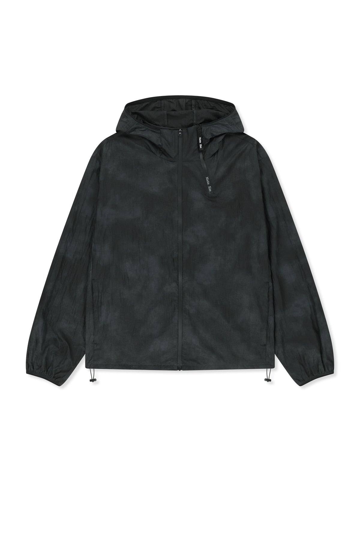 Matin Kim - Matin Pace Reflective Logo Windbreaker (Black) product image 1 | TRAB K-Fashion Australia