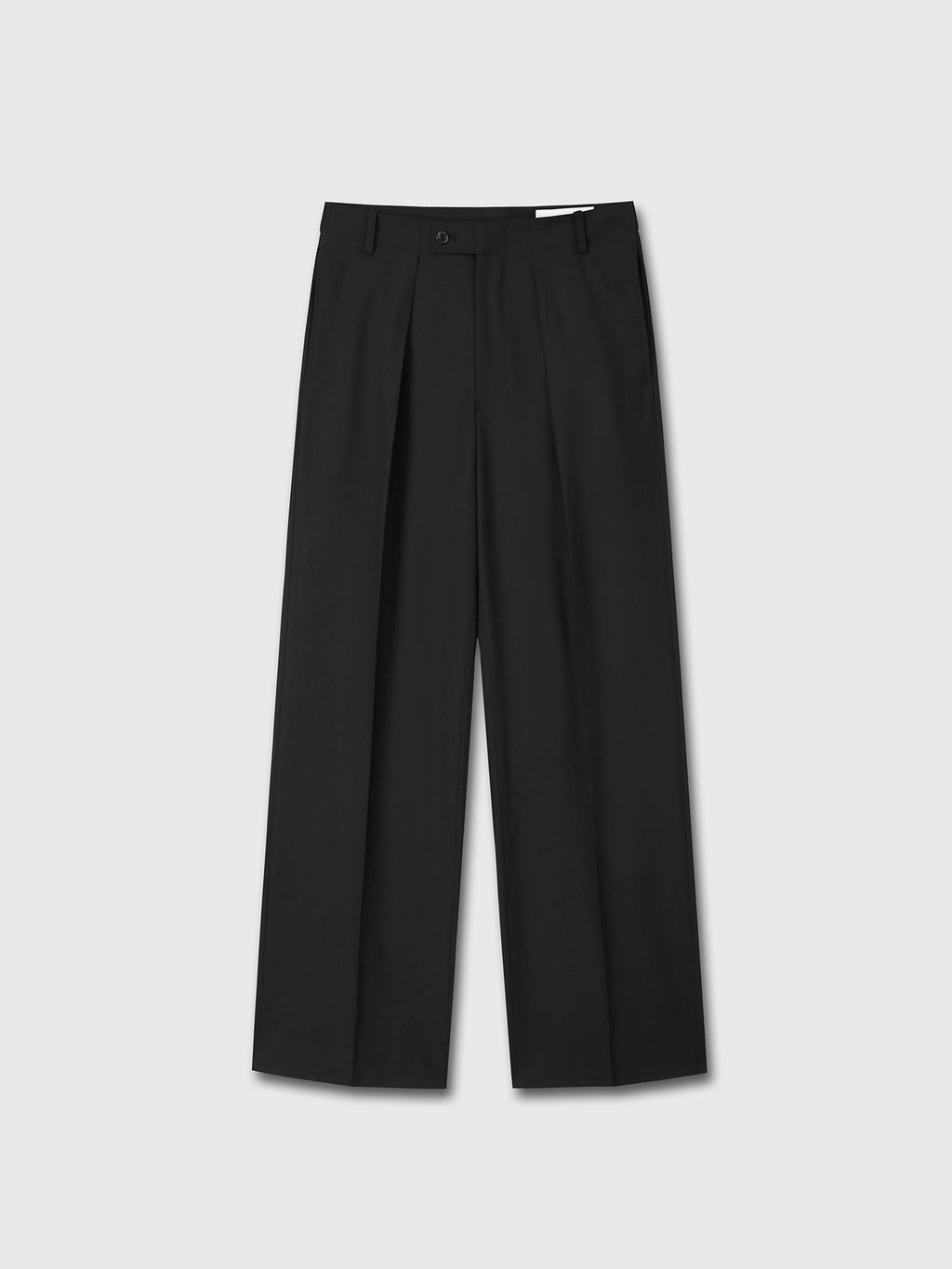 Tonywack - Light Wool Pleated Wide Trousers (Black) product image 9 | TRAB K-Fashion Australia