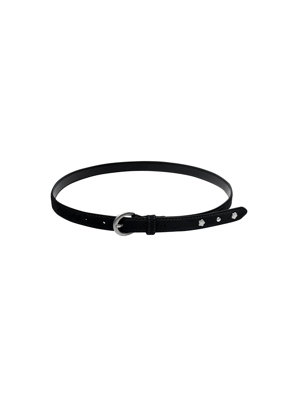 Margarin Fingers - Rivet Leather Belt (Black) product image 2 | TRAB K-Fashion Australia
