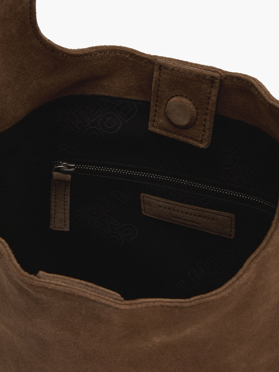 Marge Sherwood - Halter Hobo Large (Cappuccino Suede) product image 8 | TRAB K-Fashion Australia