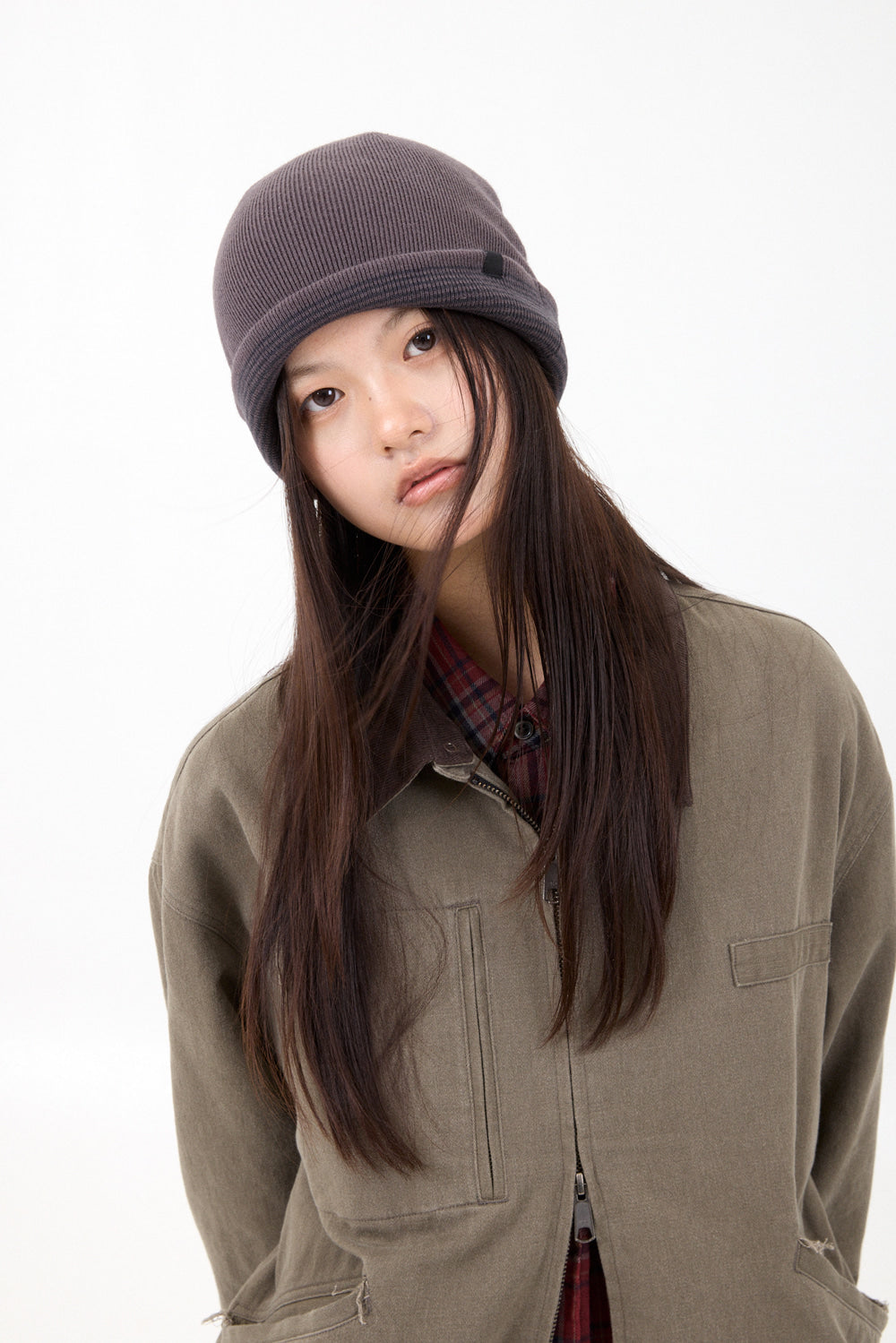 Hatchingroom - Double Face Beanie (Charcoal) product image 9 | TRAB K-Fashion Australia
