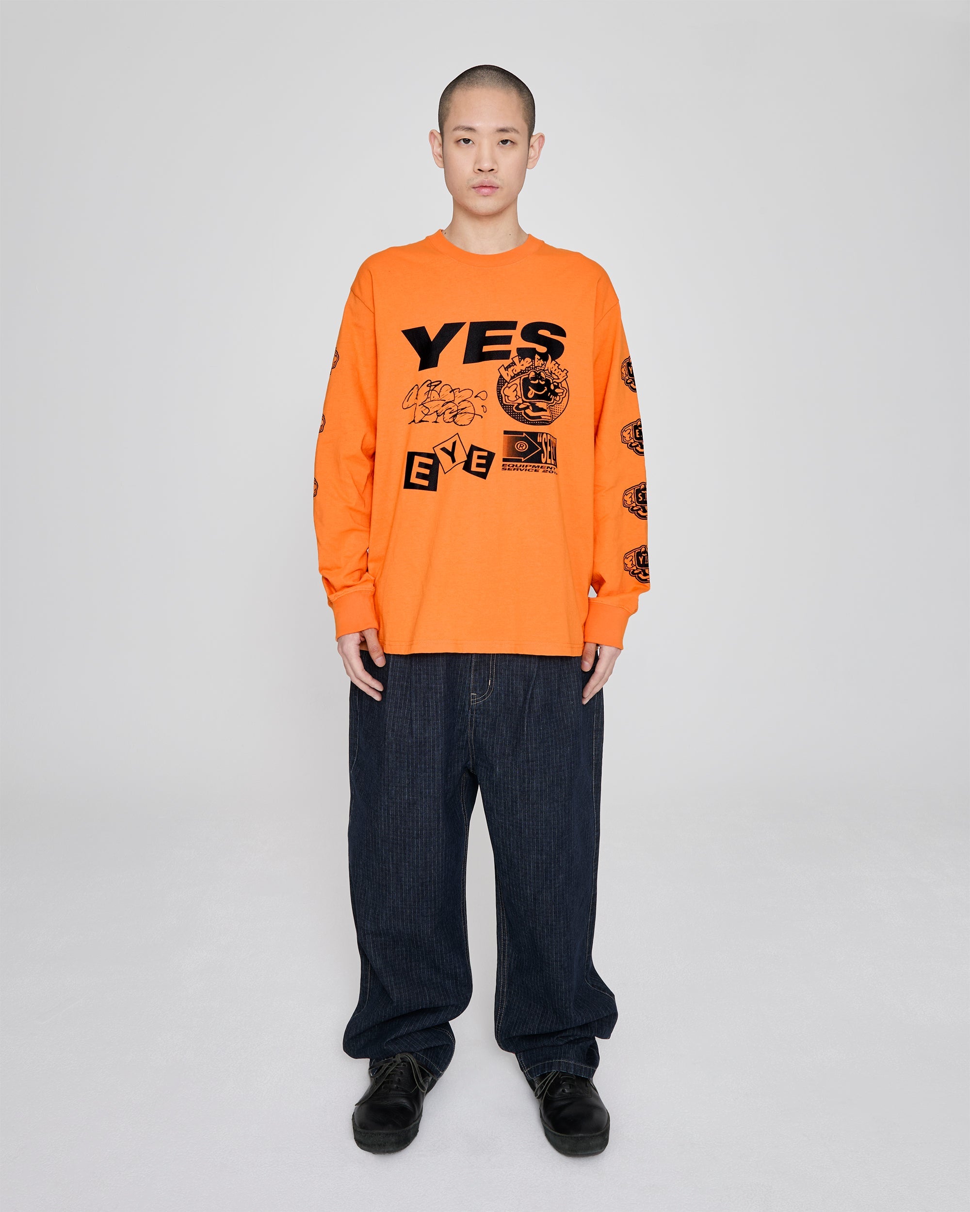 yeseyesee - Y.E.S Monitor L/S (Orange) product image 7 | TRAB K-Fashion Australia