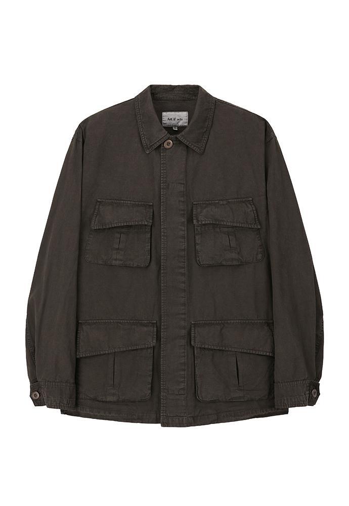 Art if acts - Garment Dyed Jungle Fatigue Jacket (Mud Brown) product image 8 | TRAB K-Fashion Australia