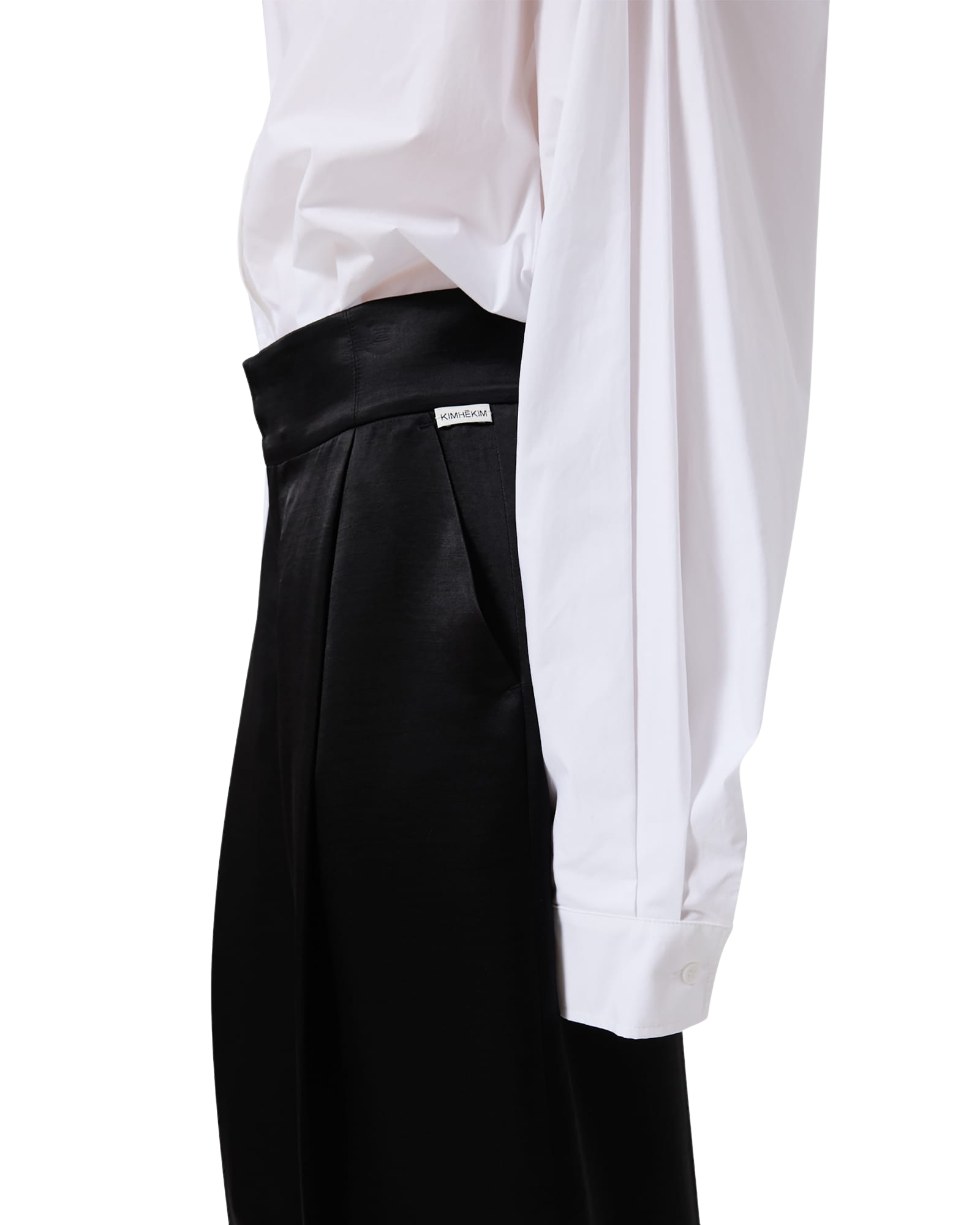 Kimhe Kim - Belted Wide Pants (Black) product image 9 | TRAB K-Fashion Australia