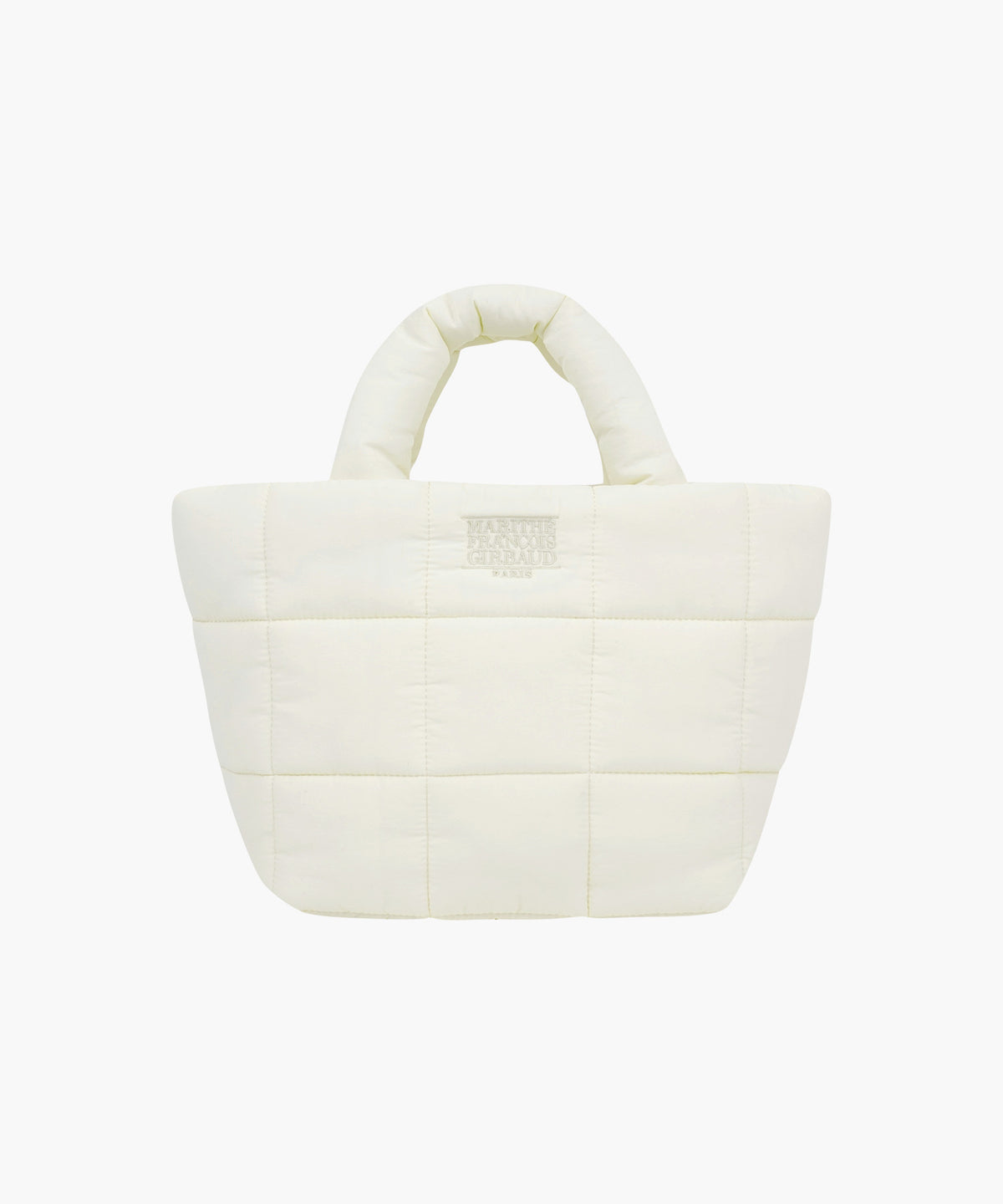Marithe & Francois Girbaud - Classic Logo Padding Bag (Ivory) product image 1 | TRAB K-Fashion Australia