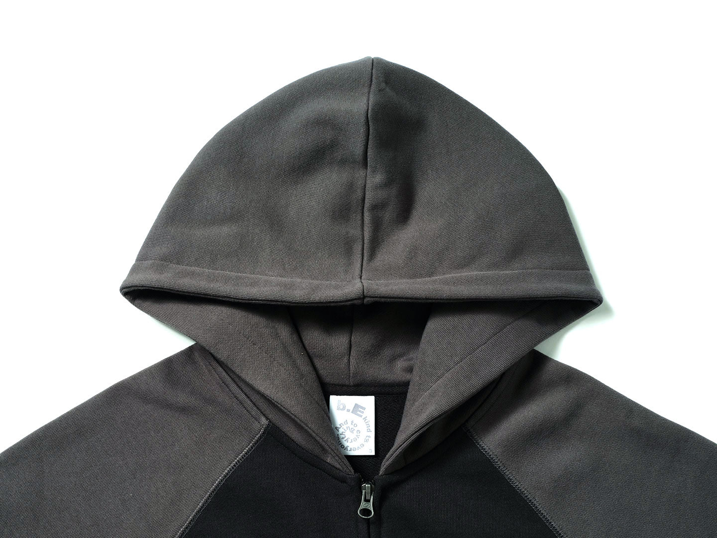 San San Gear - San San X B.E Zip-Up Hoodie (Charcoal) product image 5 | TRAB K-Fashion Australia