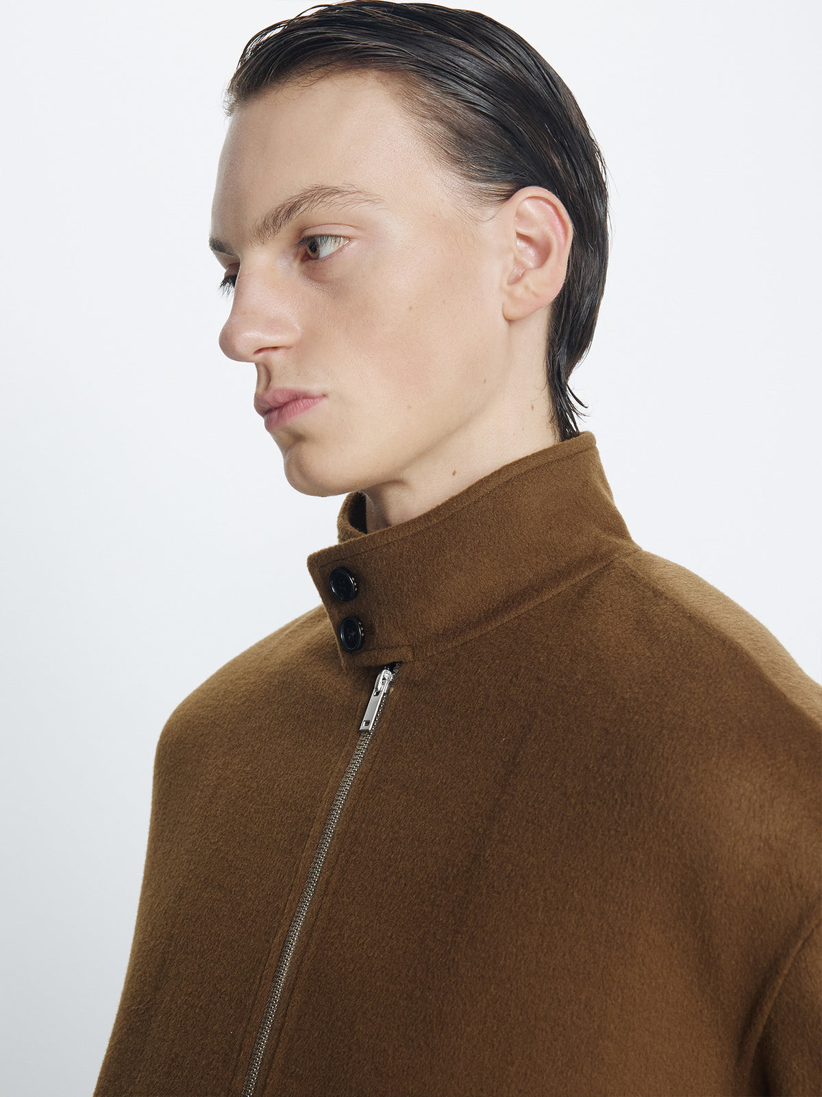 Tonywack - Wool And Cashmere Handmade Harrington (Oak) product image 6 | TRAB K-Fashion Australia