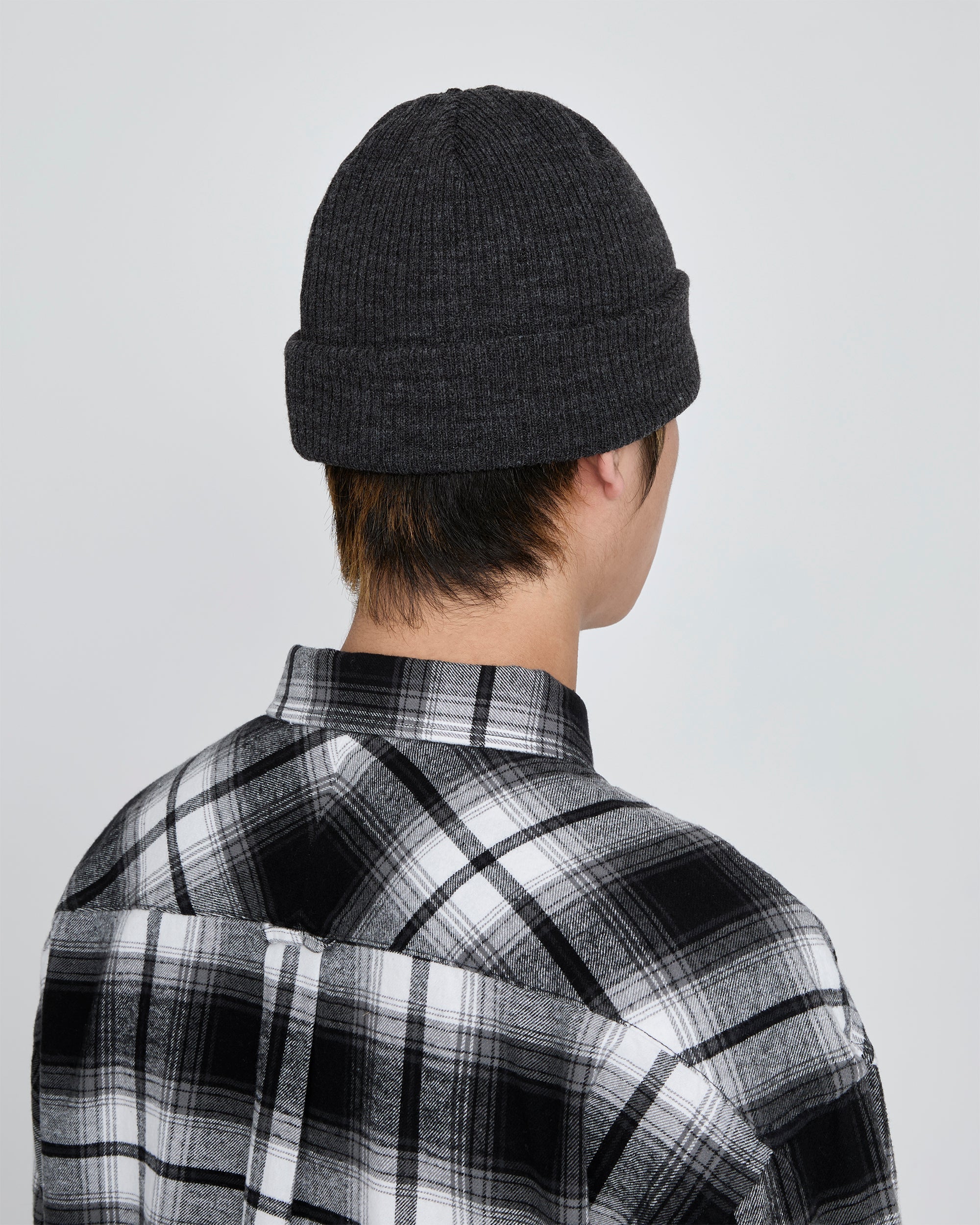 yeseyesee - Y.E.S Reversible Beanie (Charcoal) product image 11 | TRAB K-Fashion Australia