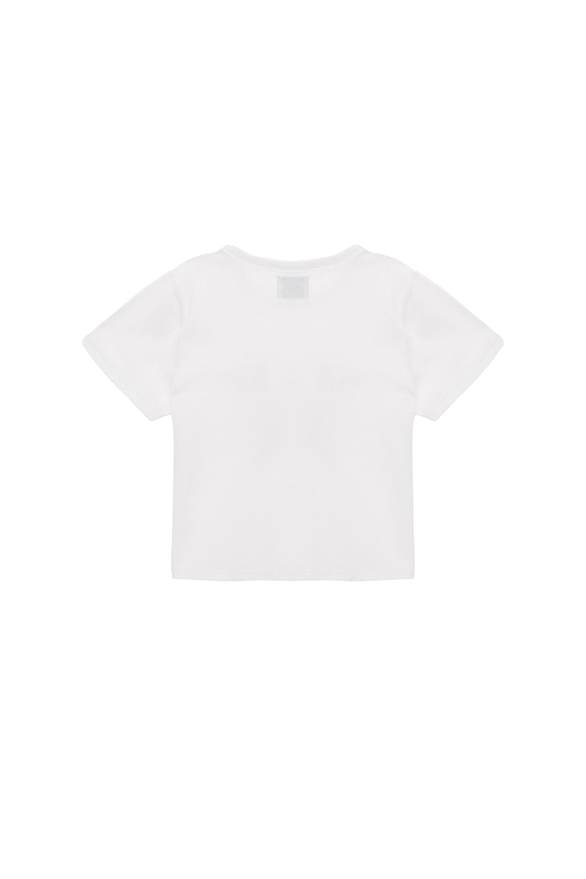 Matin Kim - Logo Crop Top (White) product image 2 | TRAB K-Fashion Australia