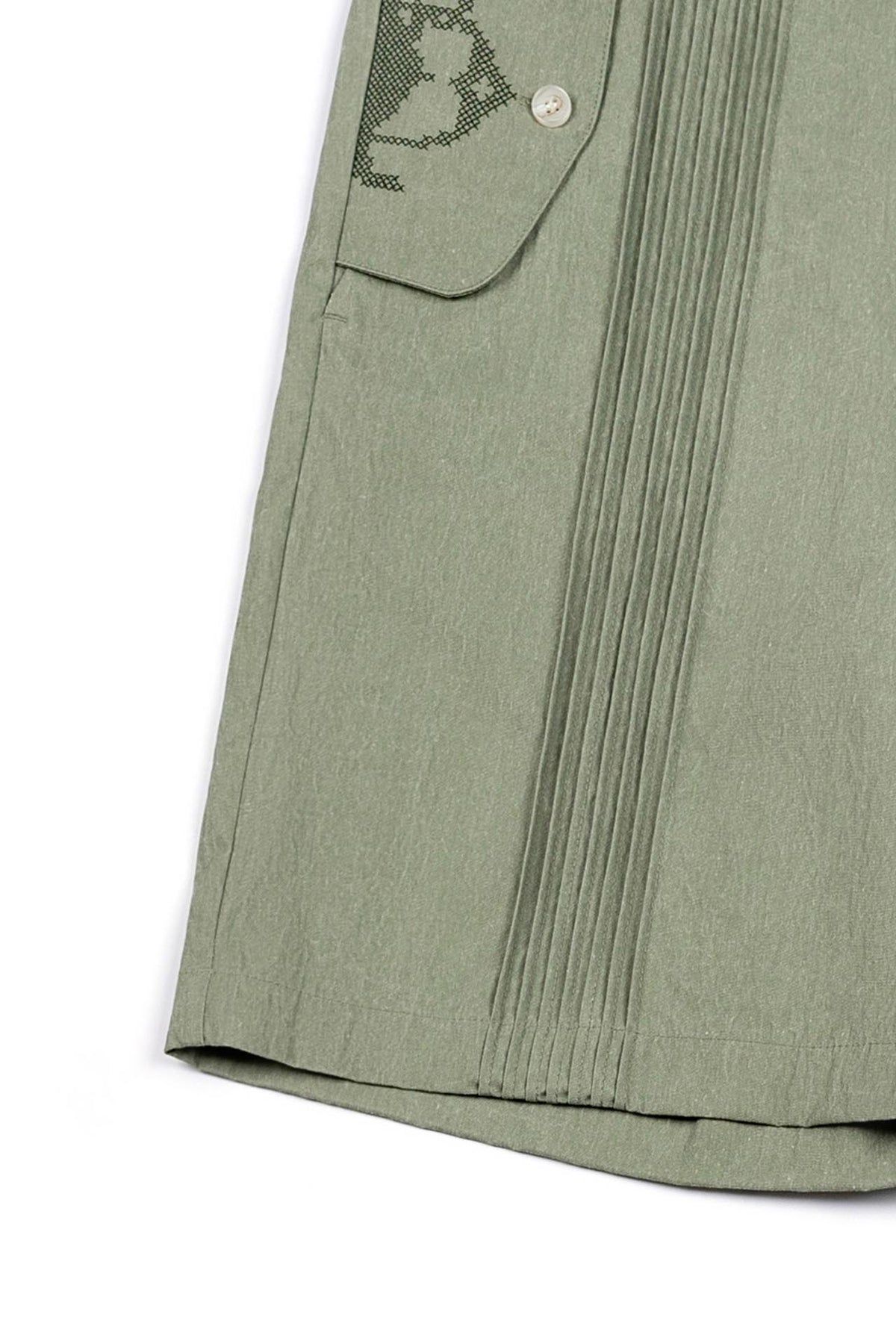 Ioedle - Vertical City Pintuck Shorts (Khaki) product image 5 | TRAB K-Fashion Australia