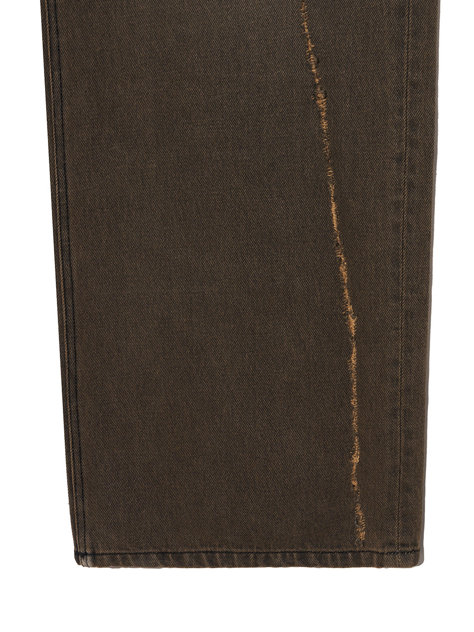 Kijun - Scratched Wide Jeans (Charcoal Brown) product image 10 | TRAB K-Fashion Australia