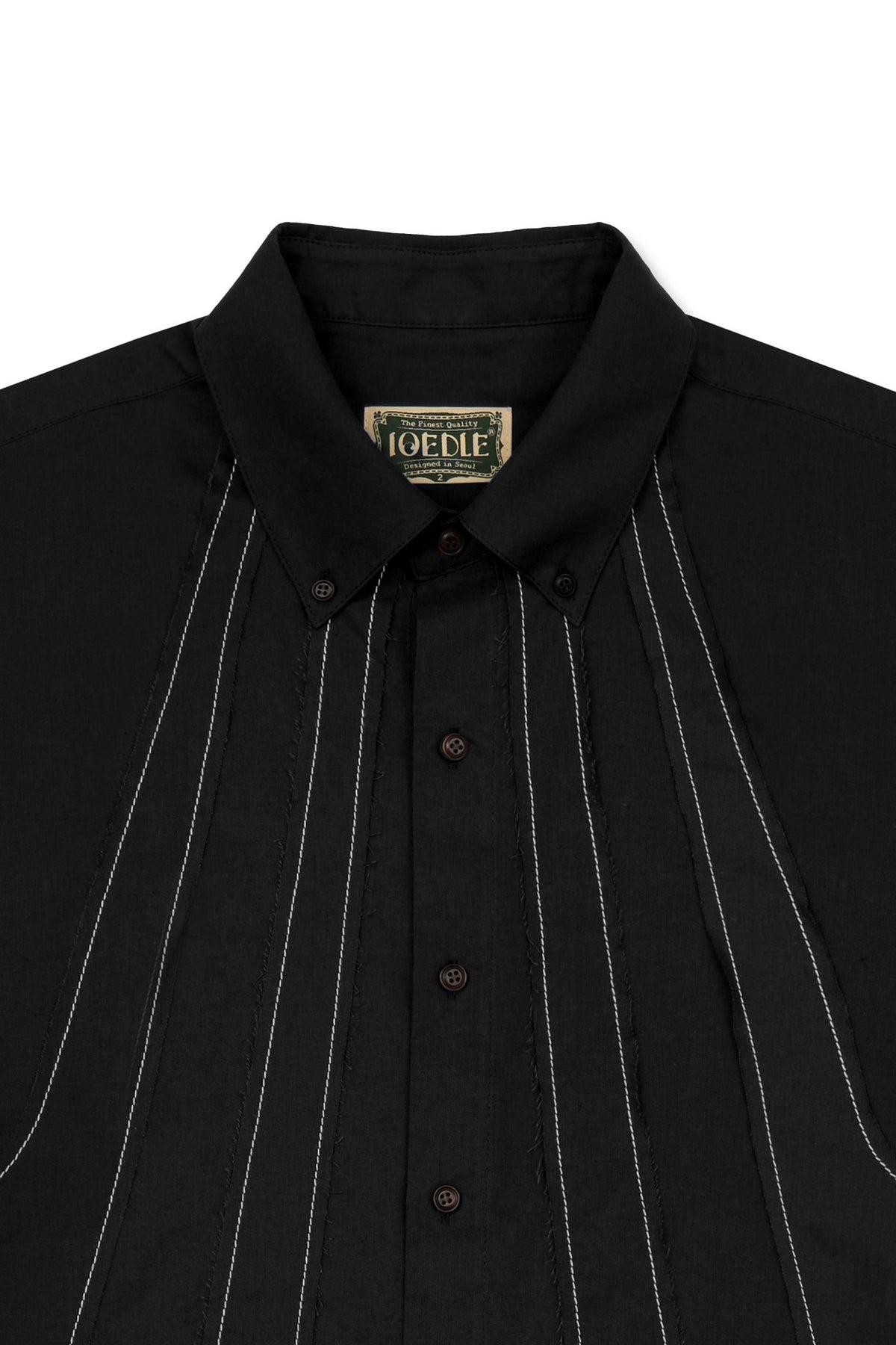 Ioedle - Streamline Short Sleeve Shirt (Black) product image 5 | TRAB K-Fashion Australia