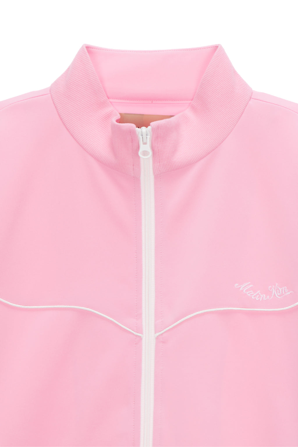 Matin Kim - Matin Kim Jersey Zip-up (Pink) product image 3 | TRAB K-Fashion Australia