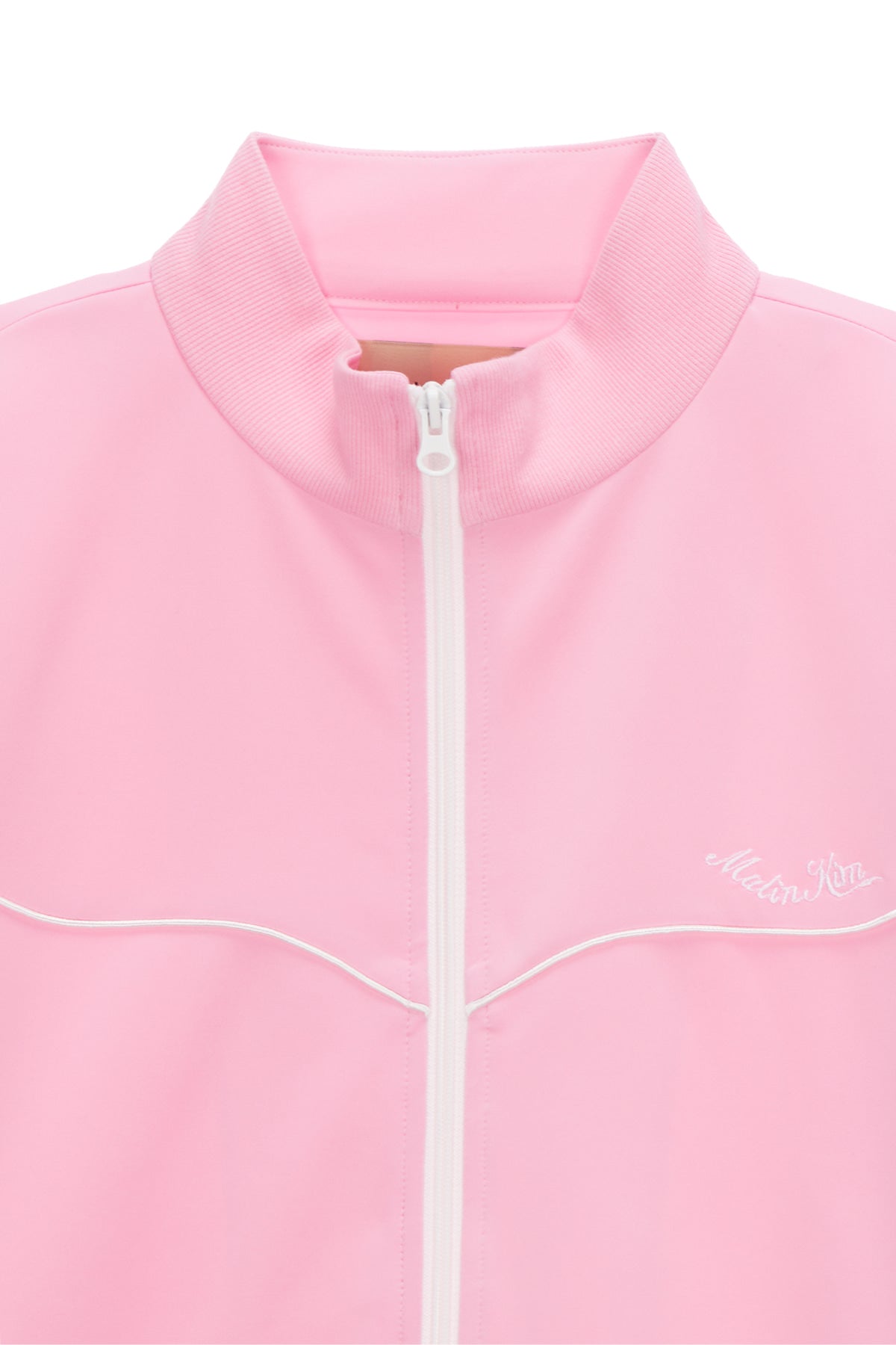 Matin Kim - Matin Kim Jersey Zip-up (Pink) product image 3 | TRAB K-Fashion Australia