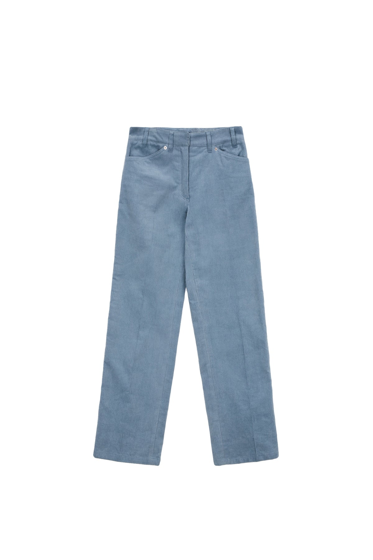 Matin Kim - Corduroy Boots Cut Trouser (Sky) product image 1 | TRAB K-Fashion Australia