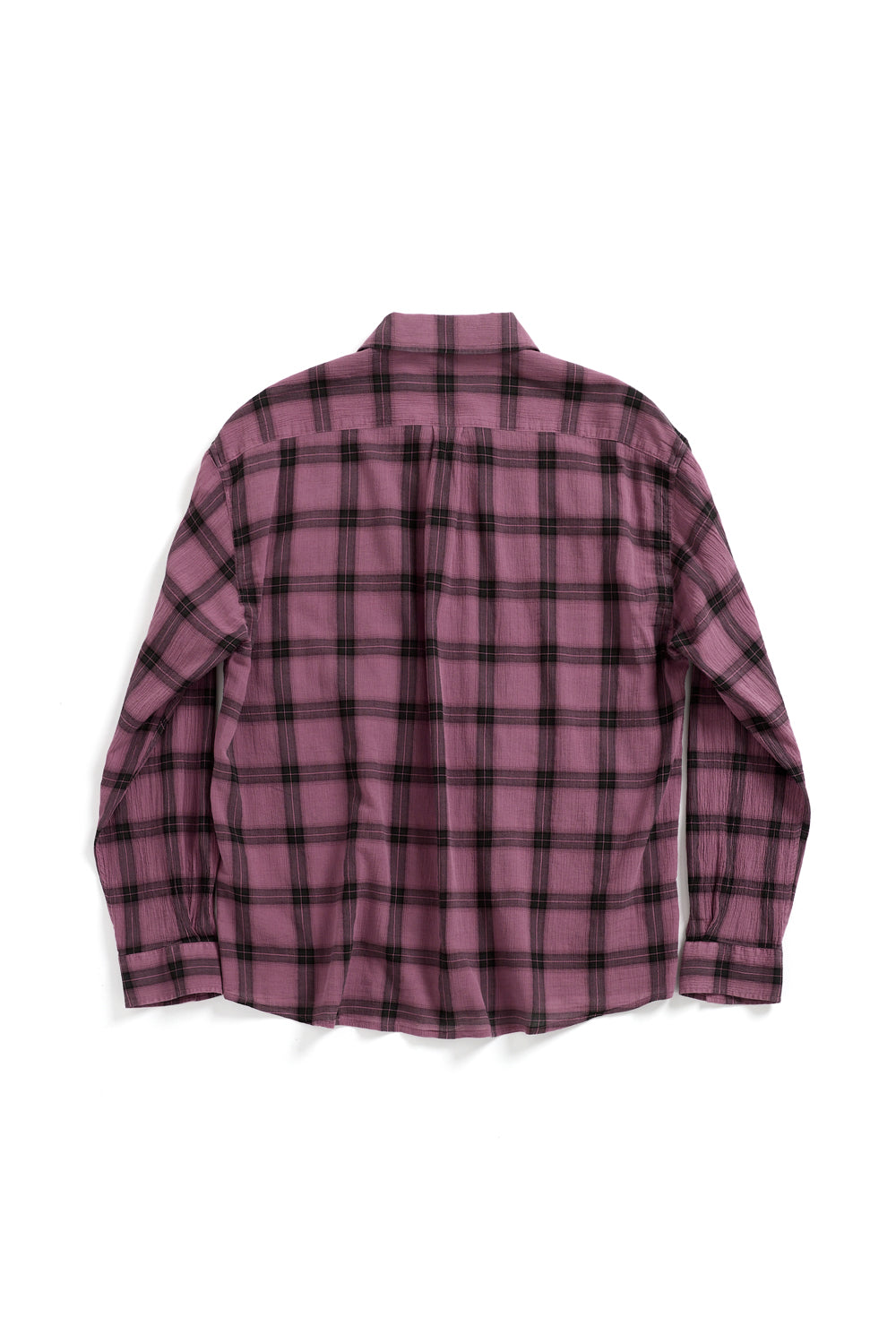 Hatchingroom - Classic Shirt Over Dyed Check (Pink) product image 2 | TRAB K-Fashion Australia
