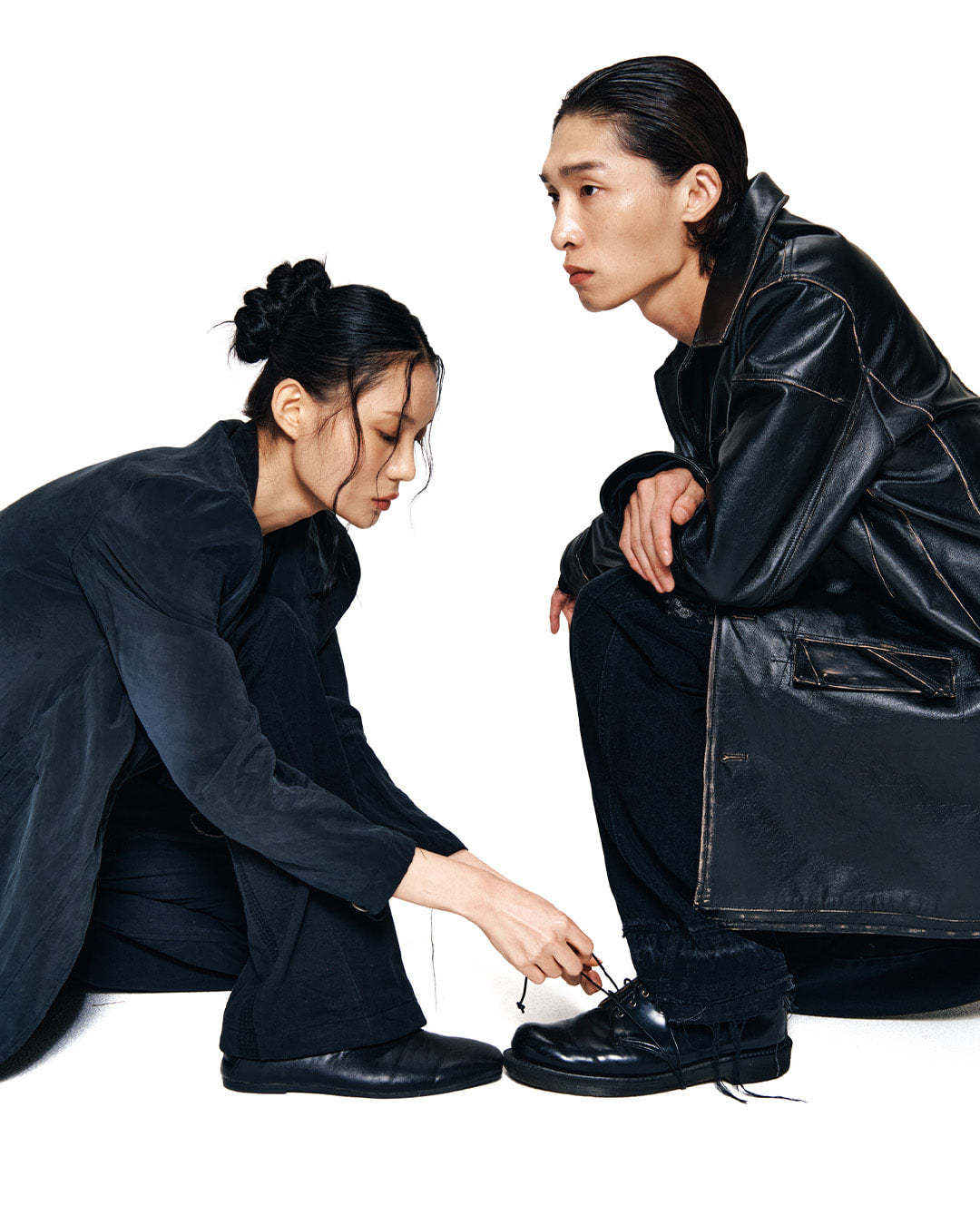 XLIM - Ep.8 Women 01 Shirt Coat (Charcoal) product image 12 | TRAB K-Fashion Australia