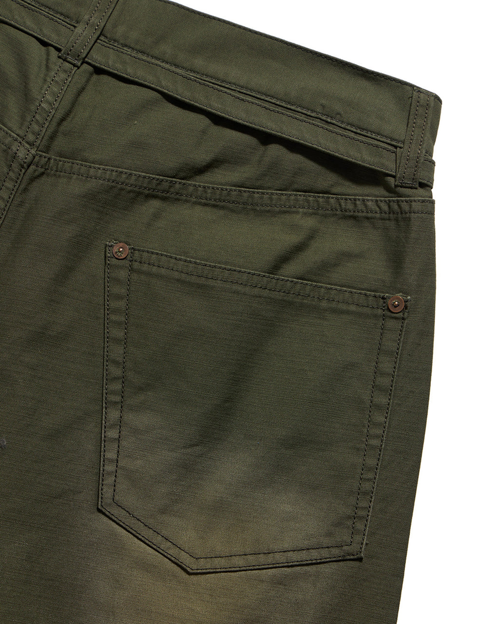 Eastlogue - Curved Outlaw Shorts (Vintage Olive) product image 8 | TRAB K-Fashion Australia