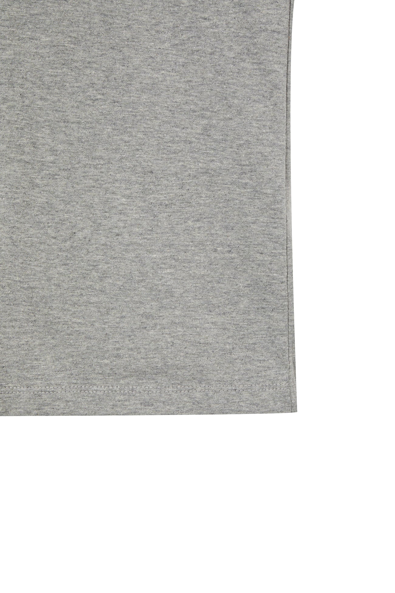 Deinet - Lettering Graphic Oversized T-Shirt (Melange Grey) product image 14 | TRAB K-Fashion Australia