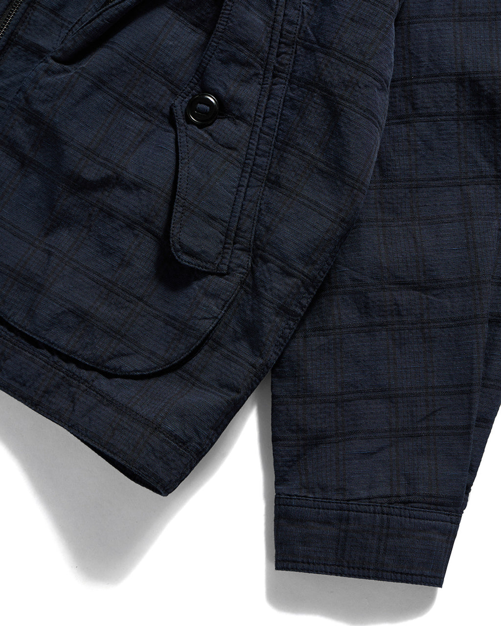Eastlogue - Breeze Harrington Jumper (Navy Linen Check) product image 8 | TRAB K-Fashion Australia