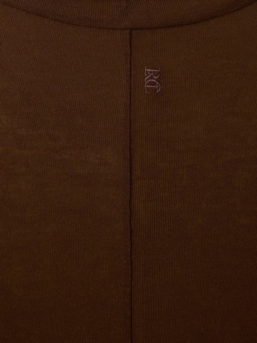 Recto - Contrast Wool Jersey Turtleneck (Brown) product image 5 | TRAB K-Fashion Australia