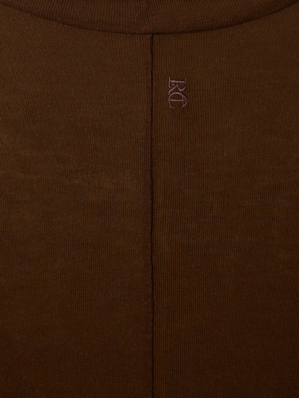 Recto - Contrast Wool Jersey Turtleneck (Brown) product image 5 | TRAB K-Fashion Australia