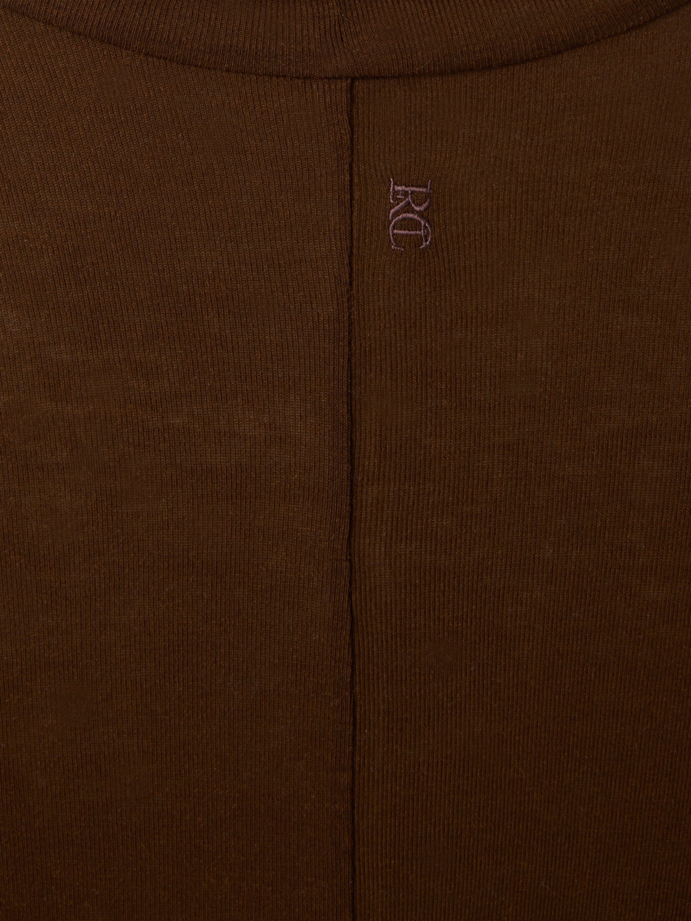 Recto - Contrast Wool Jersey Turtleneck (Brown) product image 5 | TRAB K-Fashion Australia