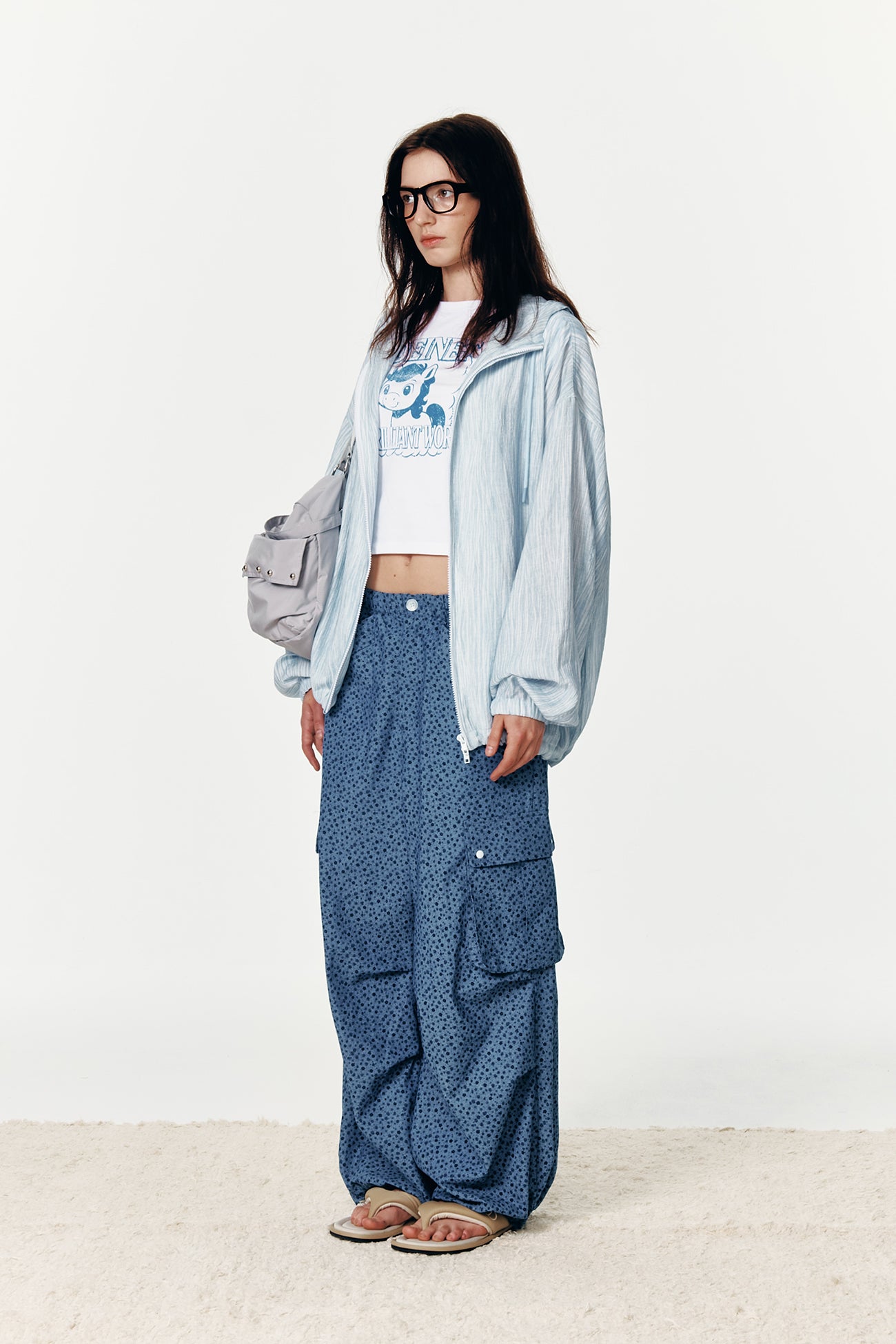Deinet - Deinet Back Logo Bomber Jacket (Blue) product image 4 | TRAB K-Fashion Australia
