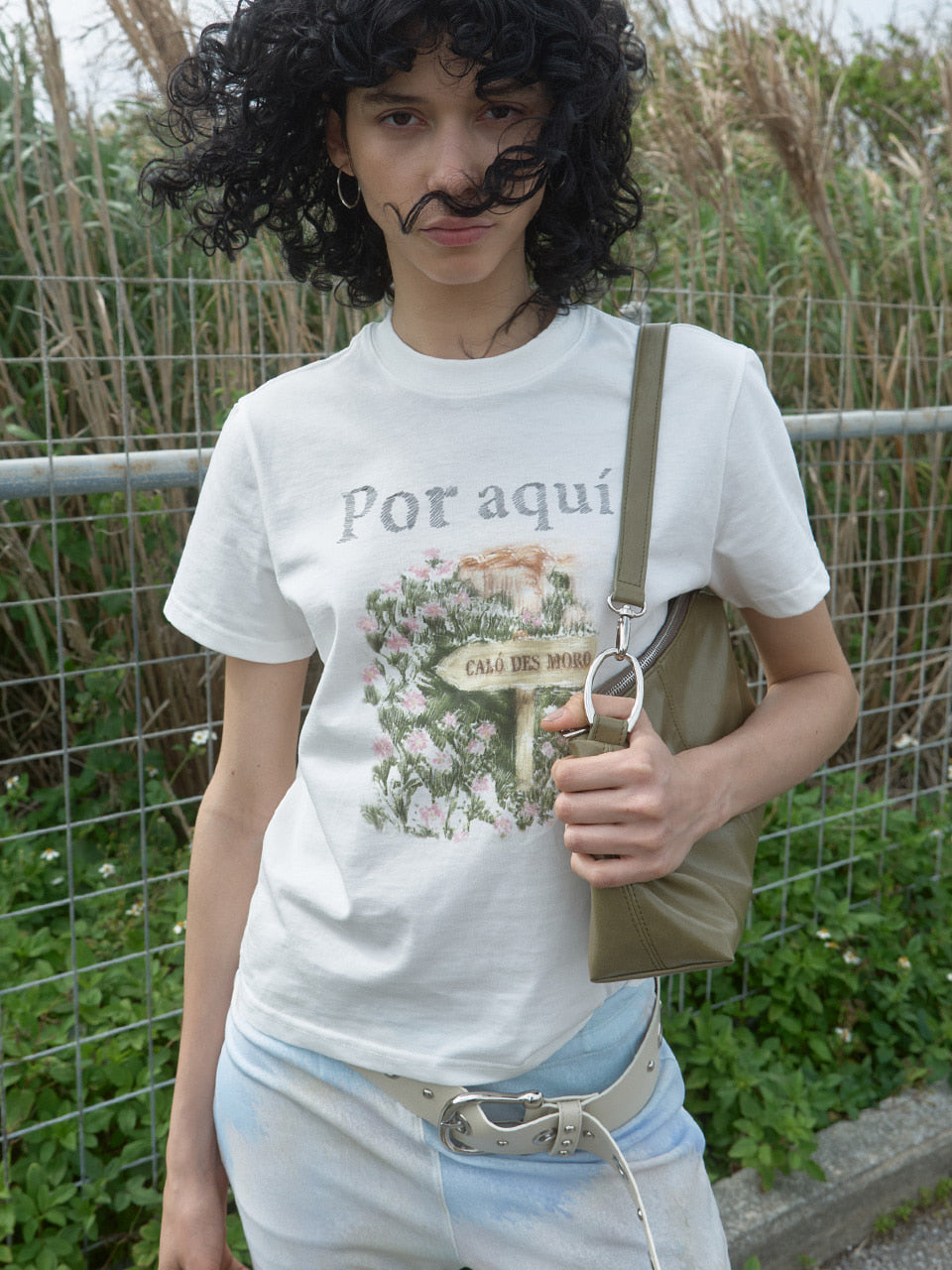 Kijun - Por Aqui Tee (Off-White) product image 1 | TRAB K-Fashion Australia